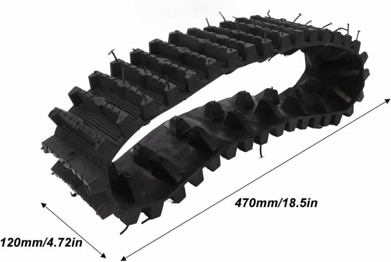 Rubber Wheel Track for ATV/UTV Snowmobiles and Karts
