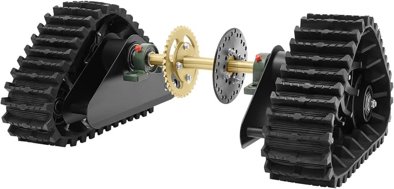 Go-Kart Rear Axle Track Assembly Kit for ATV/Snowmobile