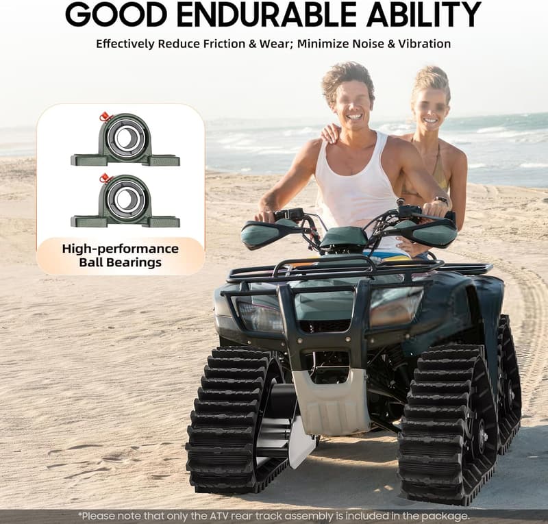 Go-Kart Rear Axle Track Assembly Kit for ATV/Snowmobile