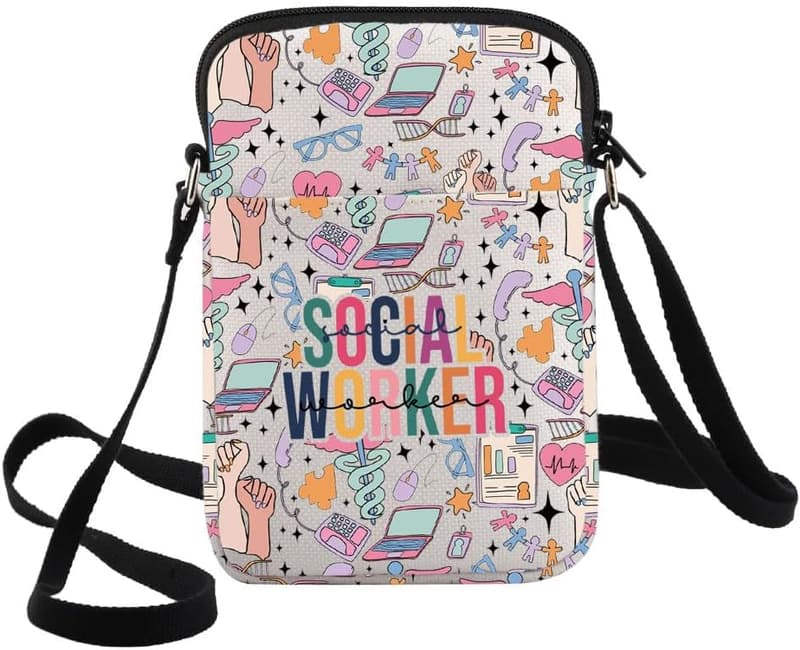 Social Worker Crossbody Bag - Ideal Gift for Social Workers