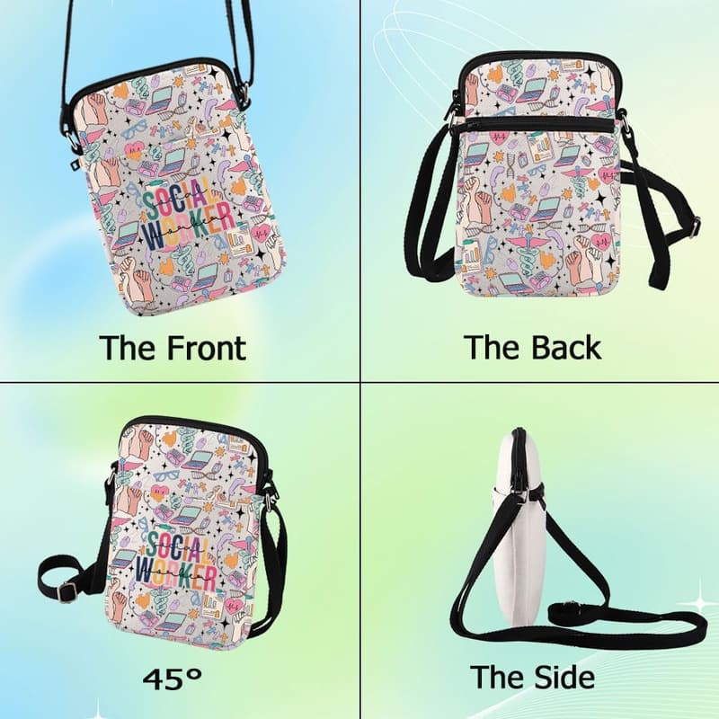Social Worker Crossbody Bag - Ideal Gift for Social Workers
