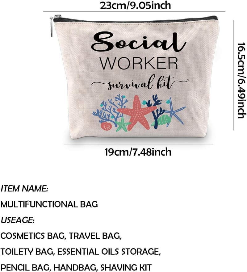 Social Worker Graduation Survival Kit Bag for Women