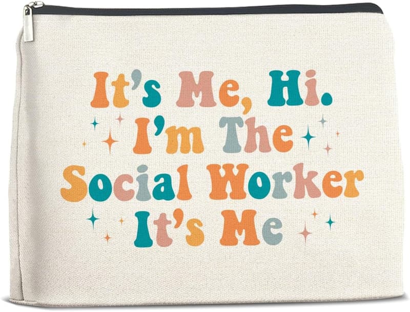 Social Worker Gifts Makeup Bag - 