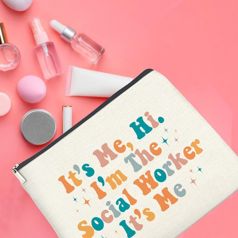 Social Worker Gifts Makeup Bag - 
