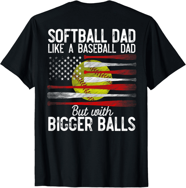 Softball Dad Definition T-Shirt for Men
