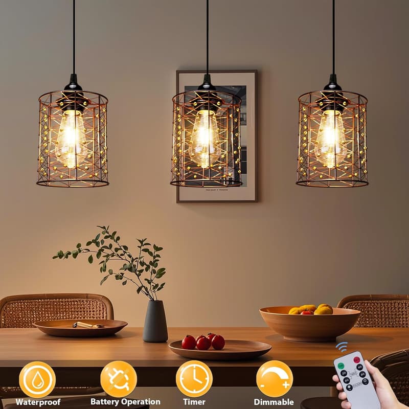 Battery Operated Outdoor Chandelier for Gazebo & Patio