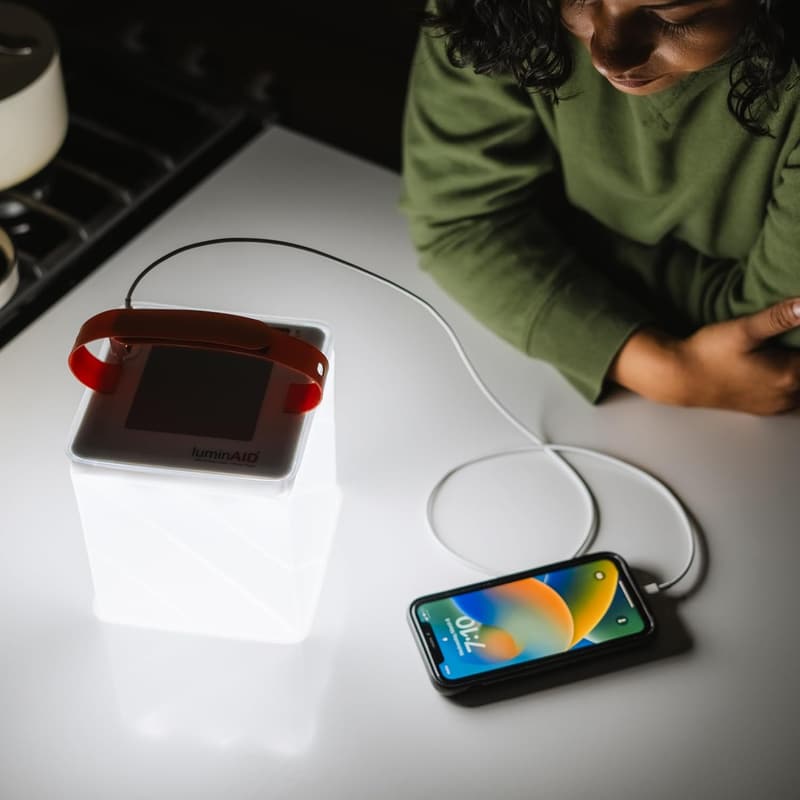 Rechargeable Solar Camping Lantern & Phone Charger