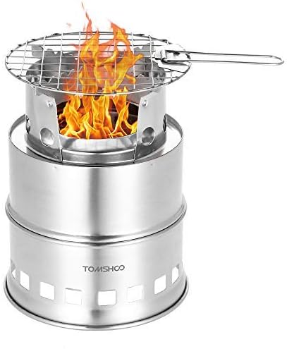 Portable Stainless Steel Camping Stove for Outdoor Activities
