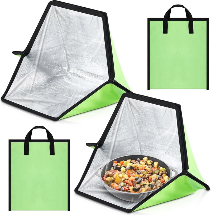 Portable Solar Cooker - 2 Pack Foldable Outdoor Stove