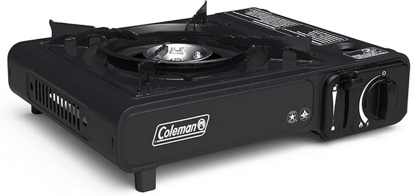 Portable 1-Burner Butane Stove with Carry Case & Temperature Control