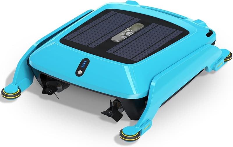 Automatic Solar-Powered Robotic Pool Skimmer Cleaner
