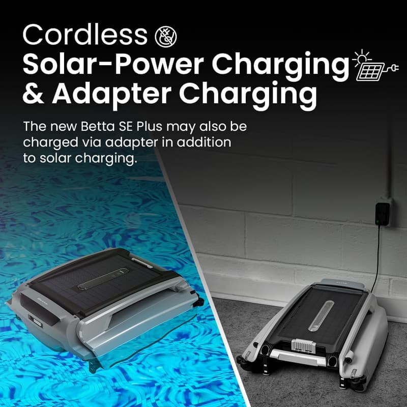 Solar-Powered Robotic Pool Skimmer with 24/7 Continuous Cleaning
