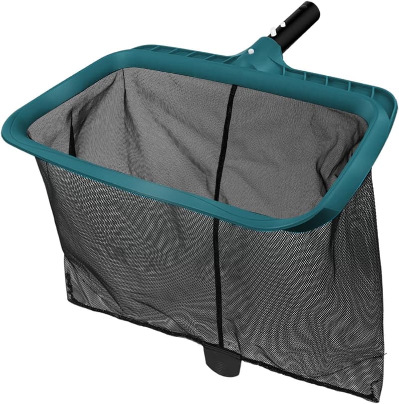 Heavy-Duty Swimming Pool Skimmer with Deep Mesh Net