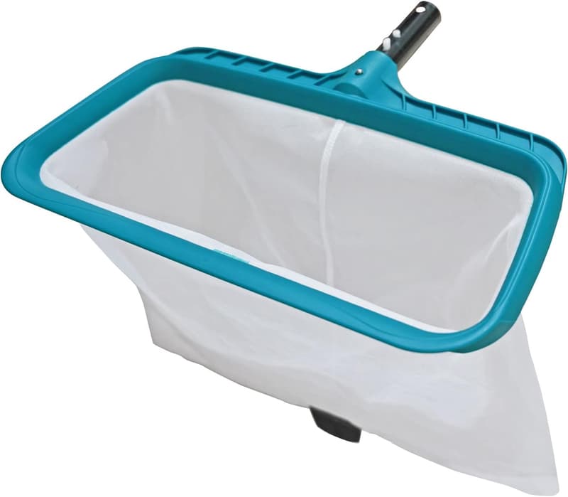 Heavy-Duty Pool Skimmer Net with Fine Mesh for Easy Debris Removal