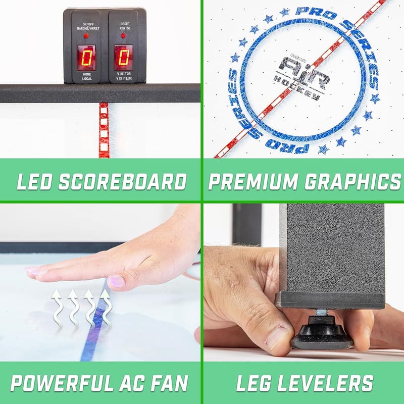 Air Hockey Arcade Table - 54 Inch with LED Scoreboard