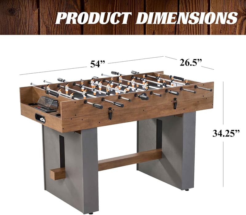 Multi-Game Table: Foosball, Table Tennis & Hockey Combo