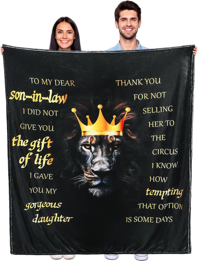 Son-in-Law Blanket - Perfect Gift for Christmas & Weddings