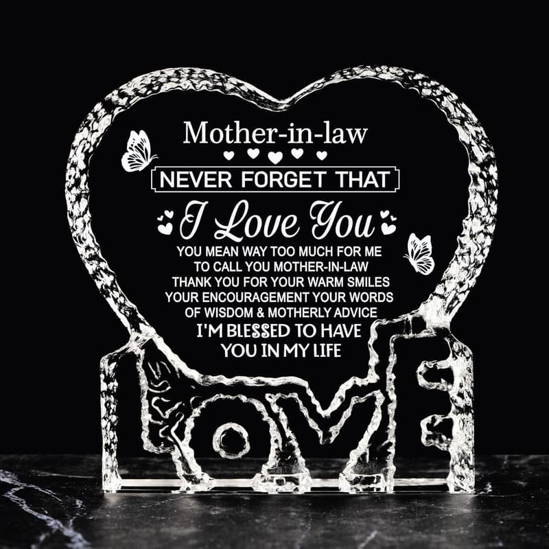 Mother's Day Crystal Gift for Mother-in-Law