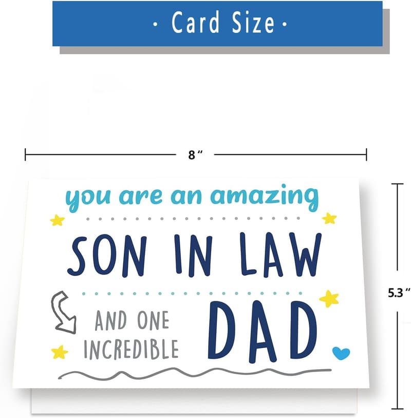 Father's Day Card for Son-in-Law - You're an Incredible Dad