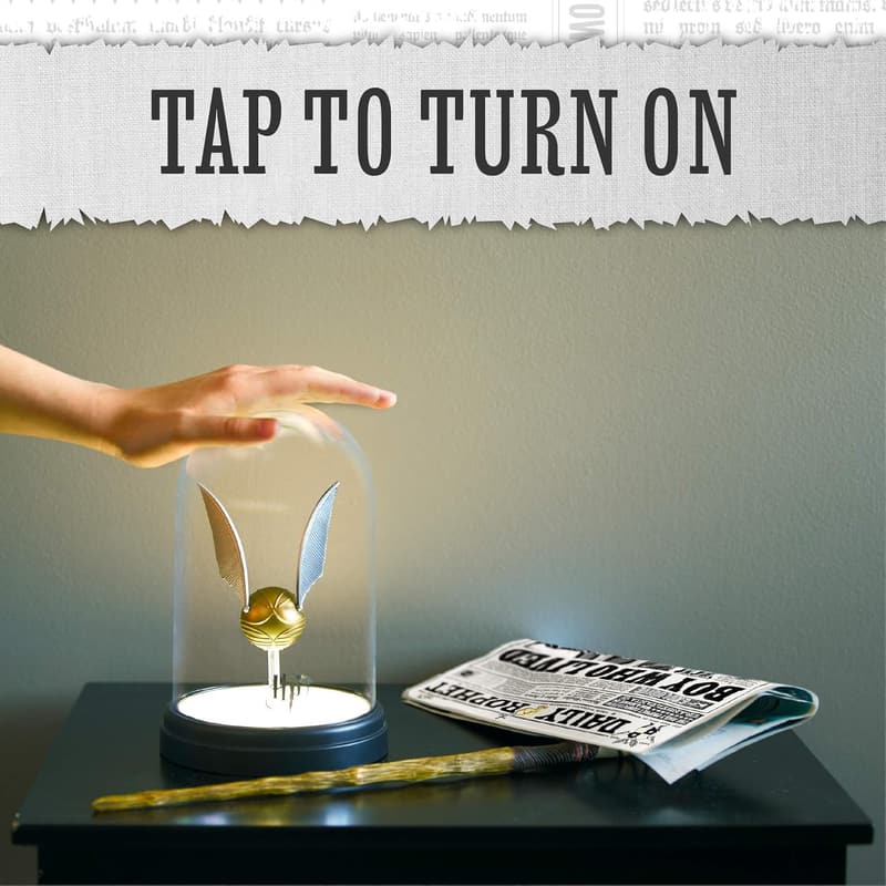 Harry Potter Levitating Golden Snitch Touch Lamp
