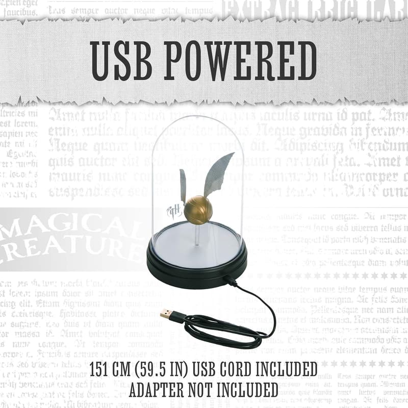 Harry Potter Levitating Golden Snitch Touch Lamp
