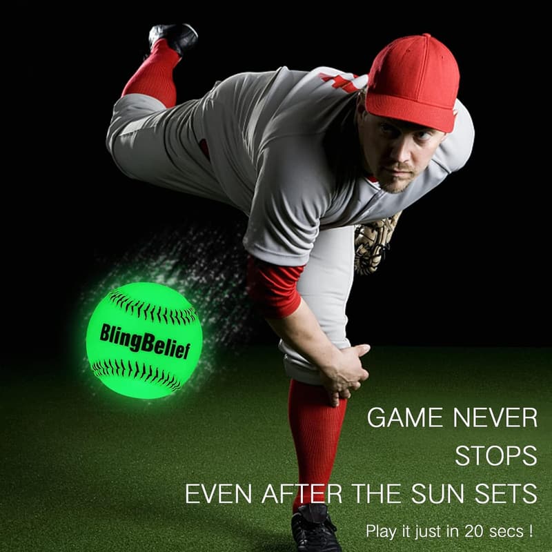 Glow in the Dark Sports Balls Set for Recreational Play