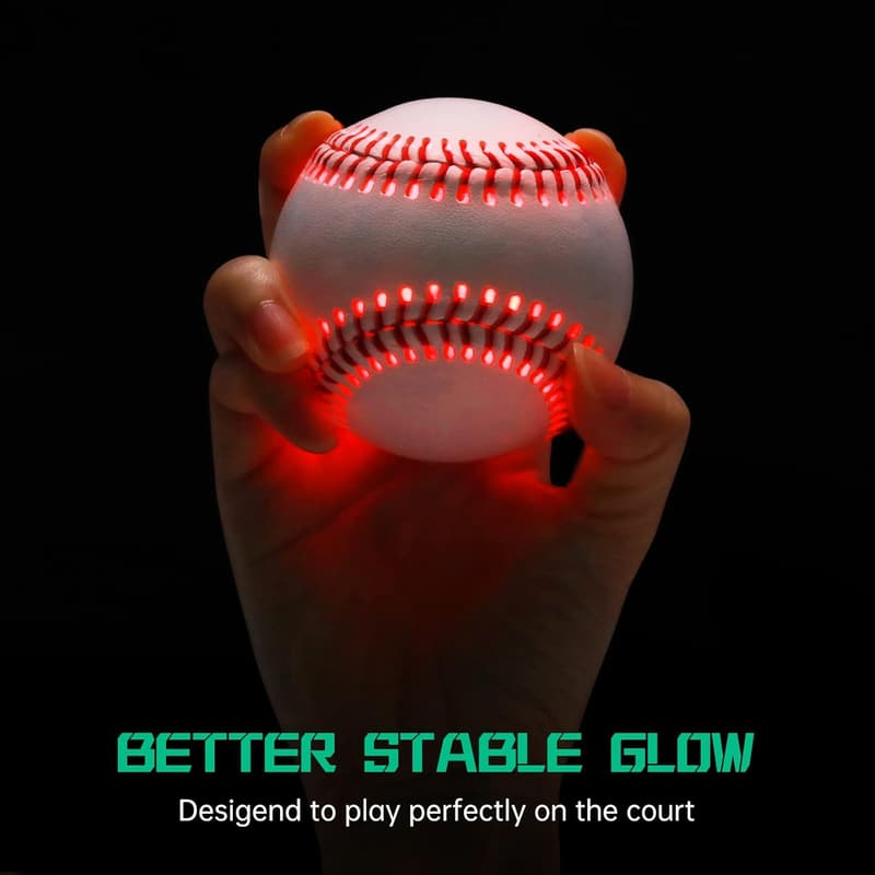 Light Up Baseballs - LED Balls for Night Games & Practice