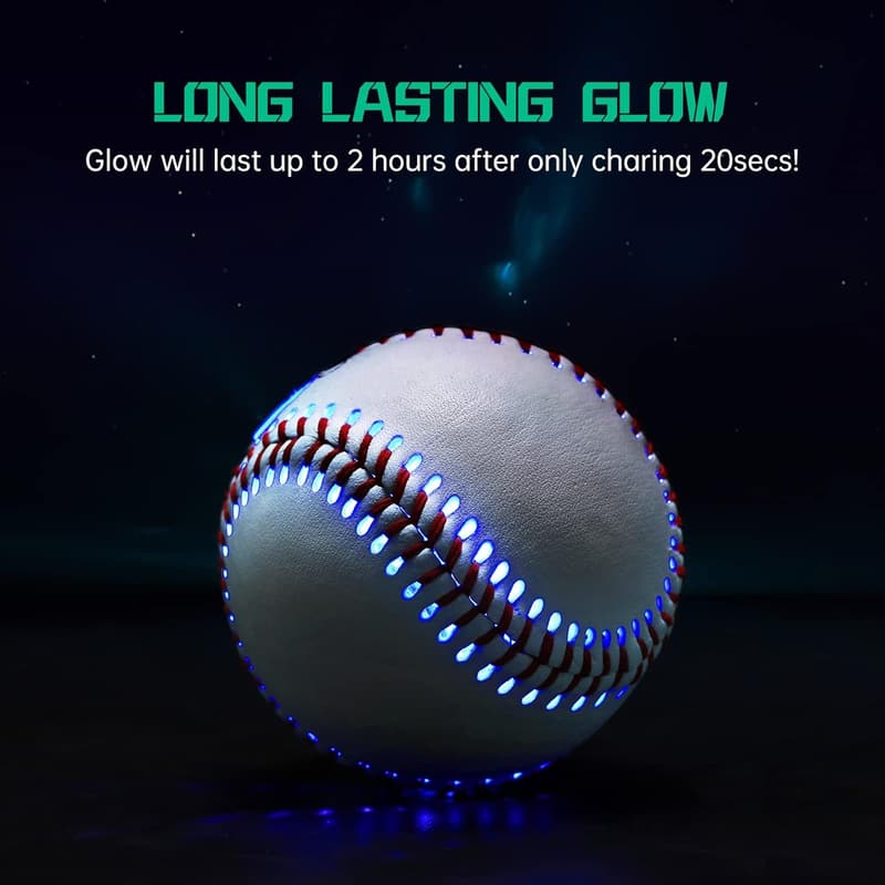 Light Up Baseballs - LED Balls for Night Games & Practice