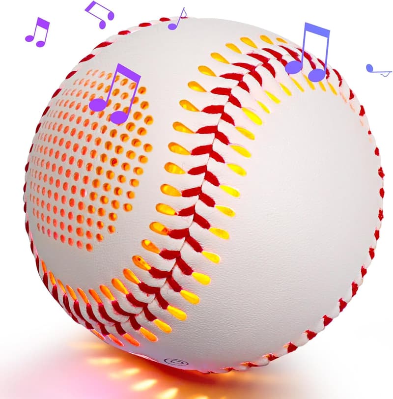 Glow-in-the-Dark Baseball with Bluetooth Speaker for Sports Fans