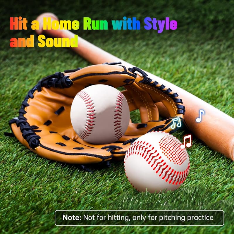 Glow-in-the-Dark Baseball with Bluetooth Speaker for Sports Fans
