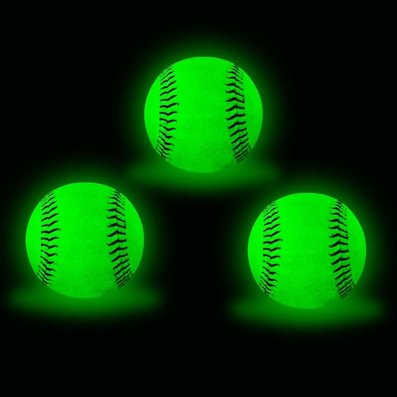 Glow in the Dark Baseball - Luminous Training Gift for Fans