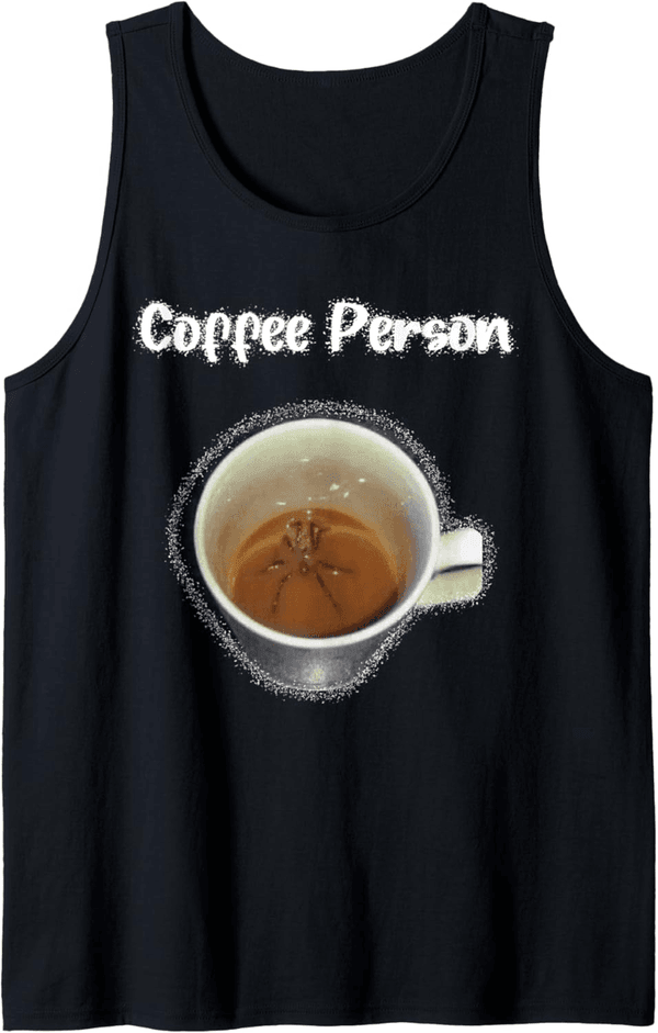 Sarcastic Spider in Coffee Cup Tank Top