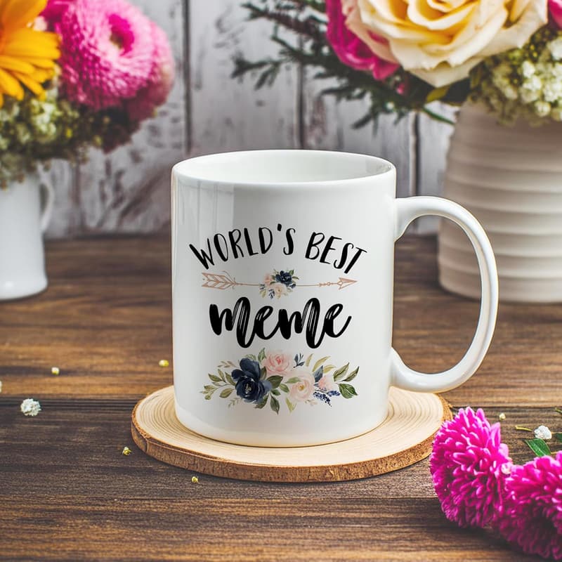 Meme Mug for Grandma - World's Best Ceramic Coffee Cup