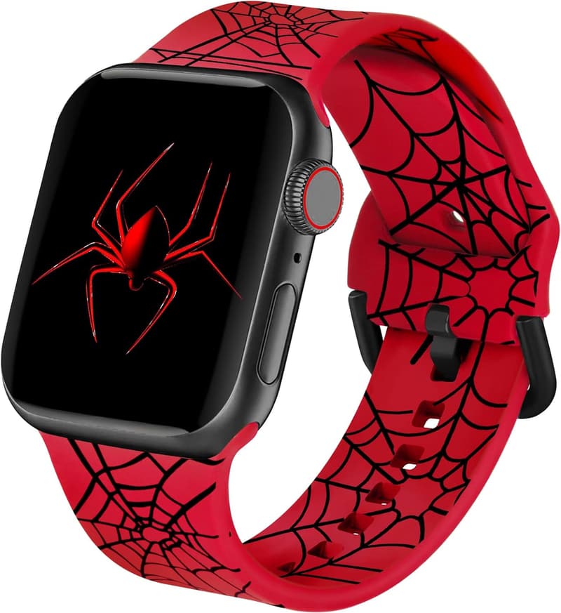 Spider Web Cartoon Silicone Apple Watch Band Replacement