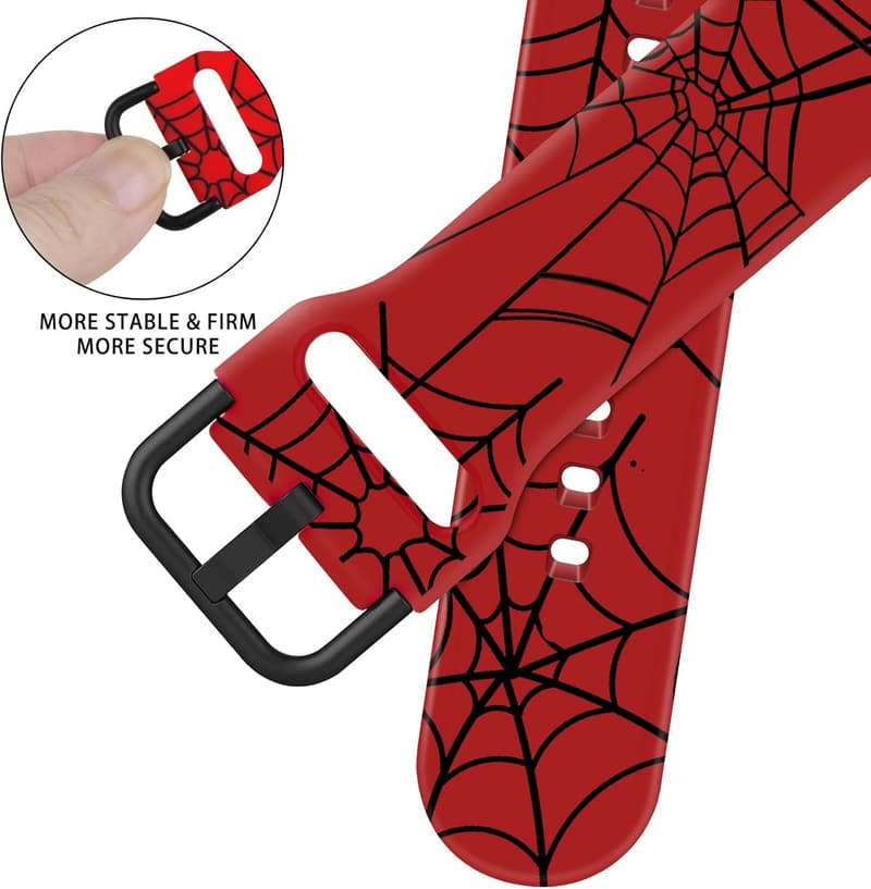 Spider Web Cartoon Silicone Apple Watch Band Replacement