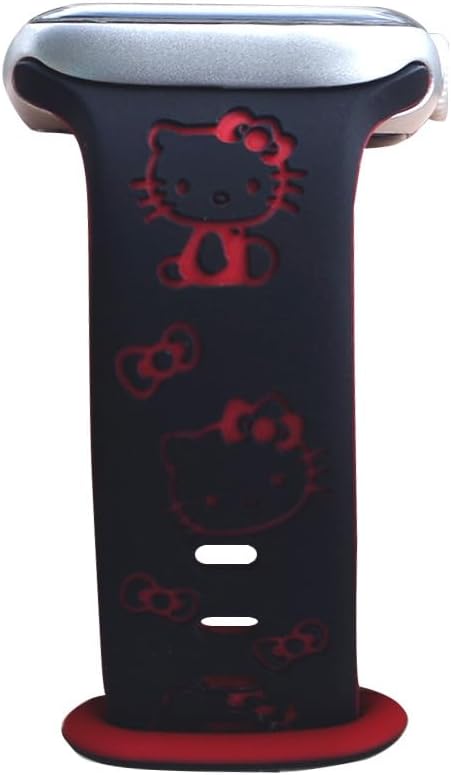 Animated Two-Tone Silicone Band for Women’s Apple Watch