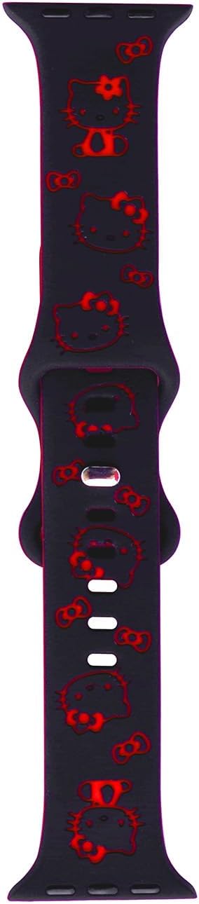 Animated Two-Tone Silicone Band for Women’s Apple Watch
