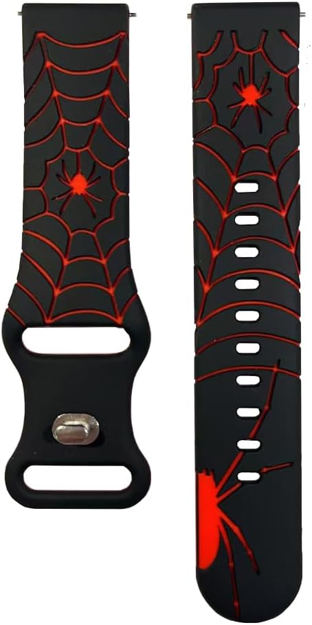 Spider Web Pattern Silicone Watch Band for Samsung Galaxy Watch