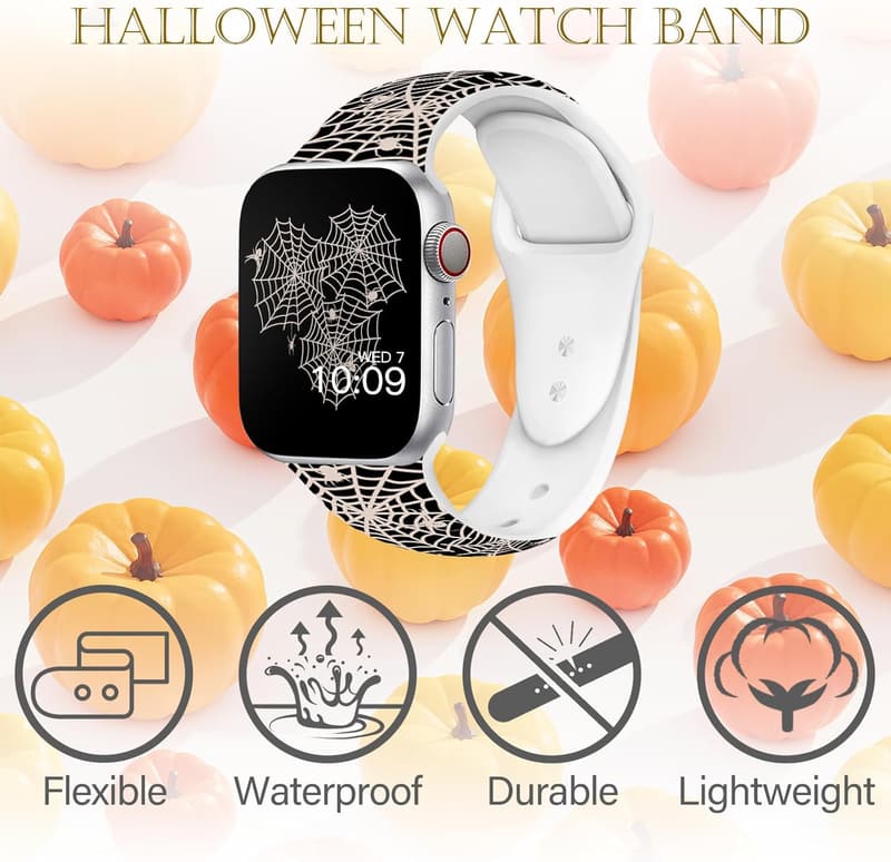 Apple Watch Sport Band - Soft Silicone, Compatible Sizes