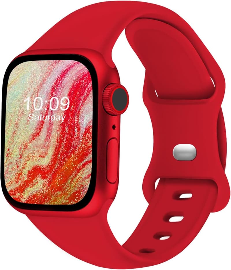 Silicone Sport Bands for Apple Watch - Unisex Compatible Accessories