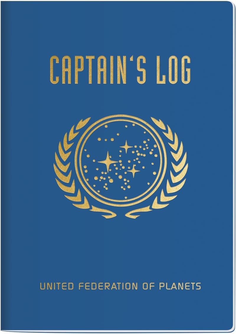 Star Trek Captain's Log Large Notebook