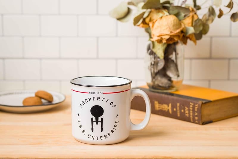 Star Trek USS Enterprise Ceramic Camper Mug, 20 oz