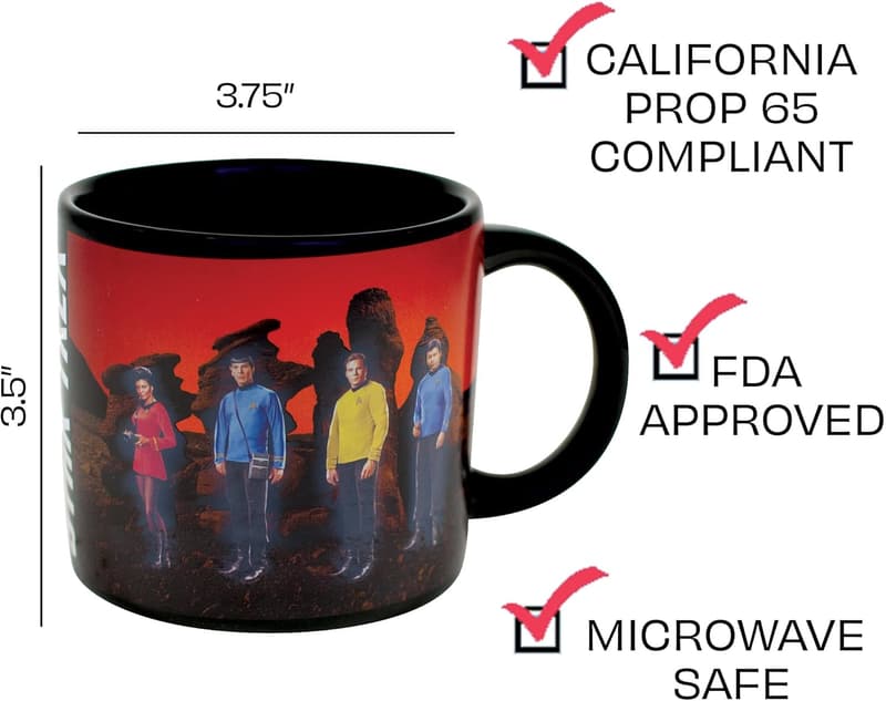 Star Trek Transporter Heat Transforming Mug – 14oz