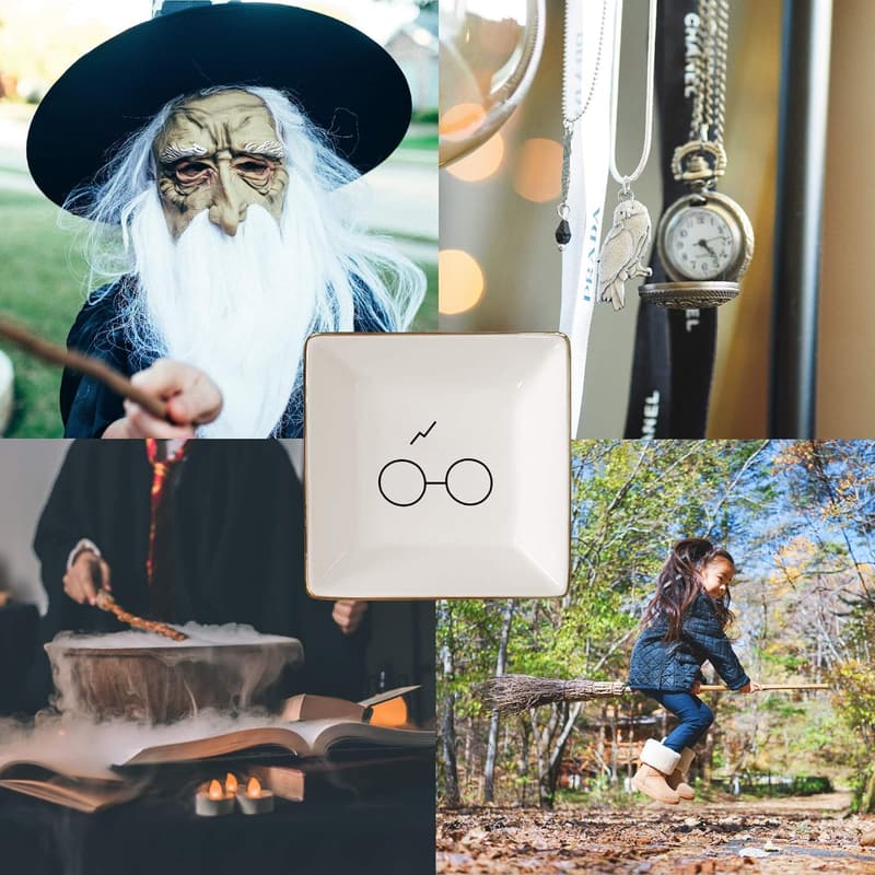 Harry Potter Porcelain Jewelry Ring Holder Tray