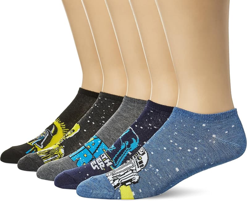 Star Wars Men's Classic No Show Socks - 5 Pack