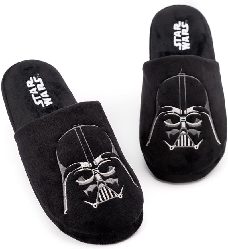 Darth Vader Men's Polyester Slippers - Dark Side House Shoes
