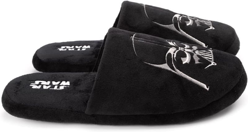 Darth Vader Men's Polyester Slippers - Dark Side House Shoes