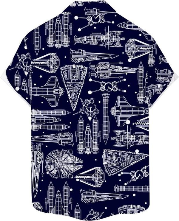Holiday Hawaiian Bowling Shirt for Big and Tall Men