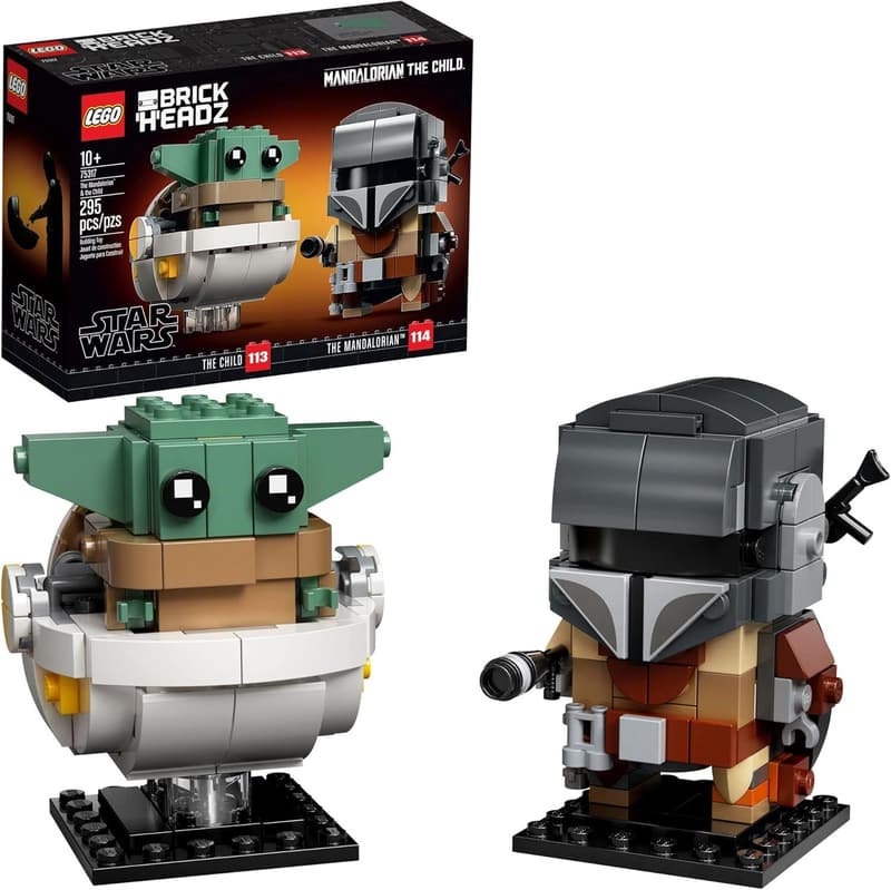 LEGO BrickHeadz Star Wars The Mandalorian & Baby Yoda Set