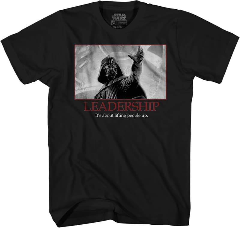 Darth Vader Leadership Motivational T-Shirt for Men